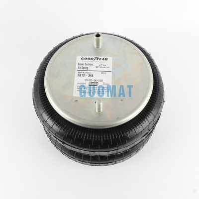 Double Bellow Air Spring Goodyear 2B12-346 for Histeer 10315 1/4NPTF Air Inlet