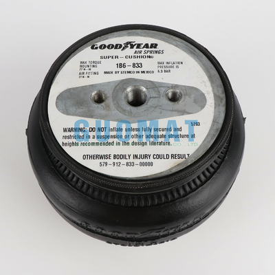 Goodyear 1B6-833 Single Layer Rubber Air Suspension 579912833 Industrial Air Spring