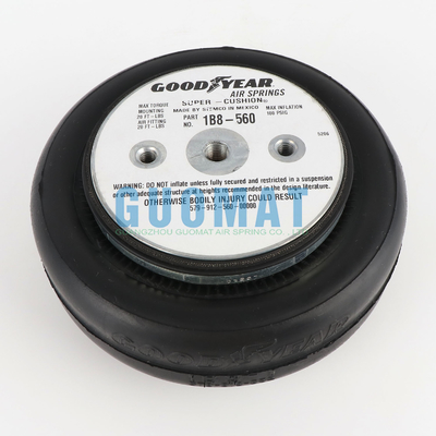 Goodyear Super-Cushion Rubber Air Bellows 1B8-560 Single Convoluted Style