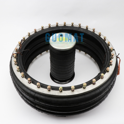 W01-M58-6984 Air Bellow by Firestone Metric Triple Convoluted Flange Air Spring