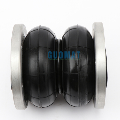 Guomat Industrial Air Spring 2H160166 Double Convoluted Rubber Bellow with Flange