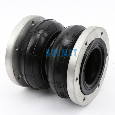 Guomat Industrial Air Spring 2H160166 Double Convoluted Rubber Bellow with Flange