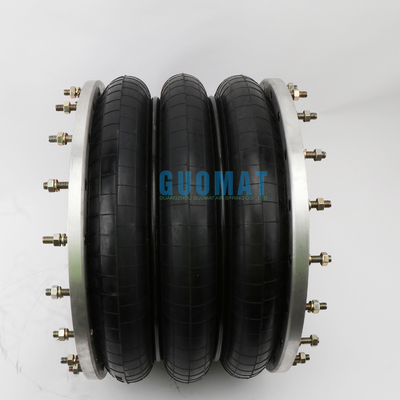 Heavy-Duty Equipment Air Spring 3H480312 with Flange Ring Triple Convoluted