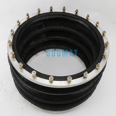 Heavy-Duty Equipment Air Spring 3H480312 with Flange Ring Triple Convoluted
