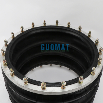 Heavy-Duty Equipment Air Spring 3H480312 with Flange Ring Triple Convoluted