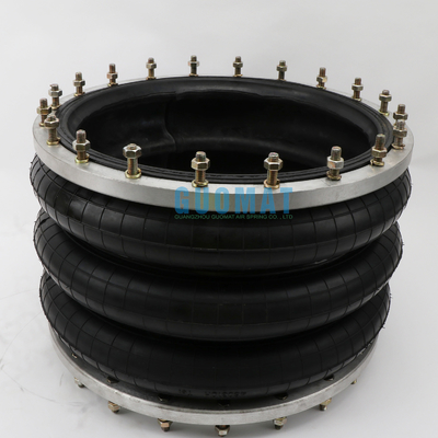 Heavy-Duty Equipment Air Spring 3H480312 with Flange Ring Triple Convoluted