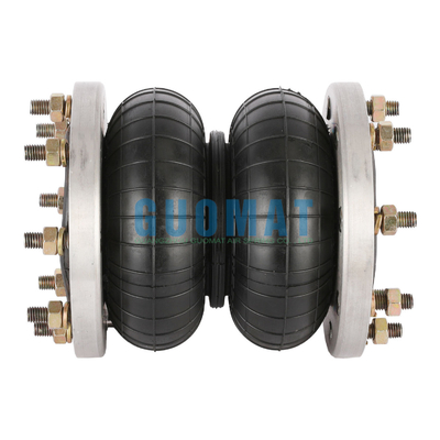 GUOMAT 2H250180 Double Convoluted Air Spring With Flange Ring Max. Diameter 185MM