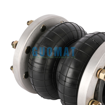 GUOMAT 2H250180 Double Convoluted Air Spring With Flange Ring Max. Diameter 185MM