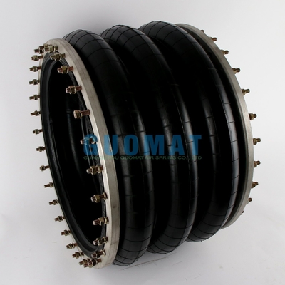 Original GUOMAT 3H630376 Triple Convoluted Air Spring For Industrial Equipment