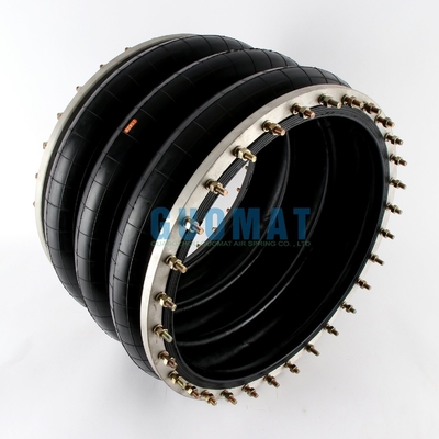 Original GUOMAT 3H630376 Triple Convoluted Air Spring For Industrial Equipment