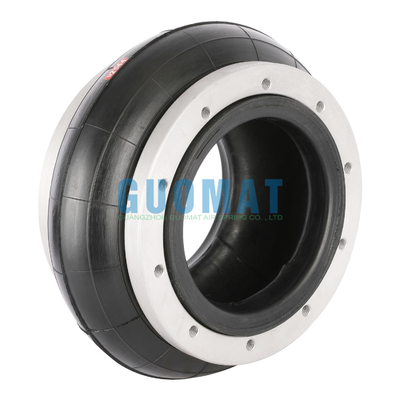 Original Guomat 1H320124 Single Convoluted Piston Air Spring With Flange Connection