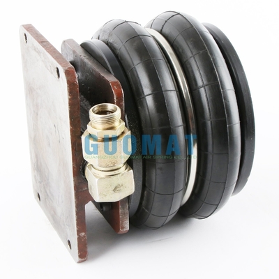 YOKOHAMA Cover Plate Air Spring S-160-2R Double Convoluted Rubber Bellow with Hoop