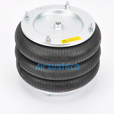 ContiTech FT412-32 DS Air Spring Replacement Triple Convoluted Rubber Air Bellow Heavy Duty Suspension