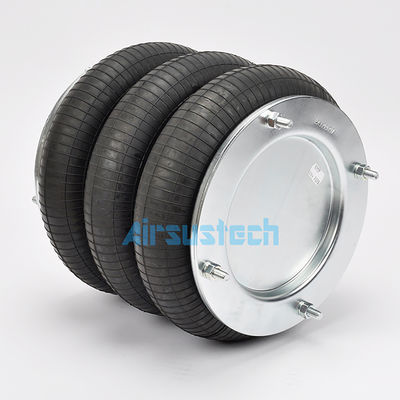 ContiTech FT412-32 DS Air Spring Replacement Triple Convoluted Rubber Air Bellow Heavy Duty Suspension