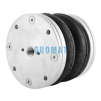 Convoluted Suspension Air Shock FD76-14 Contitech 6''x2 Dunlop Air Spring With Aluminum Cover