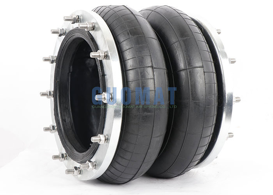 255mm Height Flange Air Spring 380mm Rubber Air Bellows For Heavy Industrial Equipment