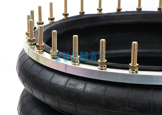 262mm Design Height Flange Connection Air Suspension Spring For Vibratory Conveyors