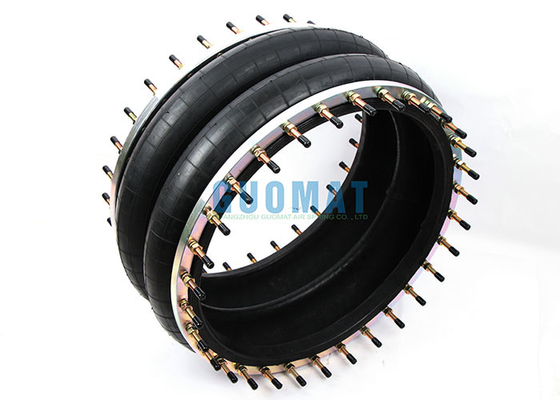 262mm Design Height Flange Connection Air Suspension Spring For Vibratory Conveyors
