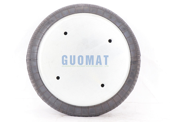Convoluted Type Air Spring 1/4NPTF Plate Industrial Rubber Bellows 55mm-160mm