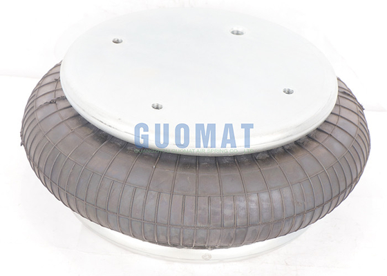 Convoluted Type Air Spring 1/4NPTF Plate Industrial Rubber Bellows 55mm-160mm