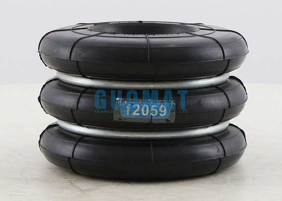 Triple Convoluted Rubber Air Bellows S-90-3 YOKOHAMA Industrial Air Spring For Punching Machine 
