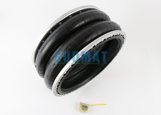 Large Air Bag LHF500/220-2 Industrial Rubber Bellows Air Spring With Flange Ring