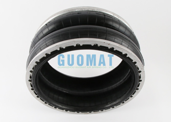 Large Air Bag LHF500/220-2 Industrial Rubber Bellows Air Spring With Flange Ring