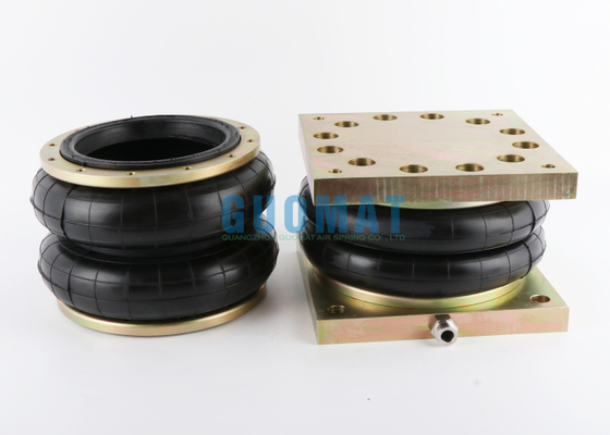 Double Convoluted Industrial Air Bags LHF200/212-2 Rubber Air Spring With Cover Plate