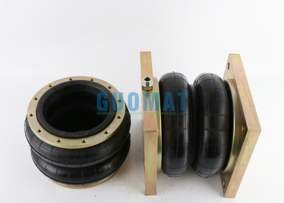 Double Convoluted Industrial Air Bags LHF200/212-2 Rubber Air Spring With Cover Plate