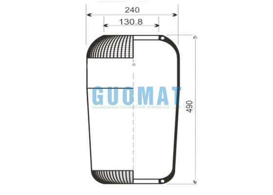 713N Contitech Bus Air Spring 9066 Goodyear Rubber Air Bellows Replacement Supplier