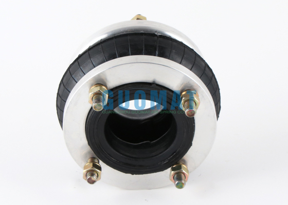 1H150076 Single Convoluted Type Air Spring 76mm Rubber Air Balloon With Flange