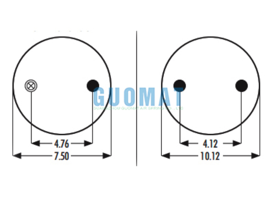 W01-358-9415 Firestone Truck Air Spring 1R11-018 Goodyear Air Suspension Pneumatique