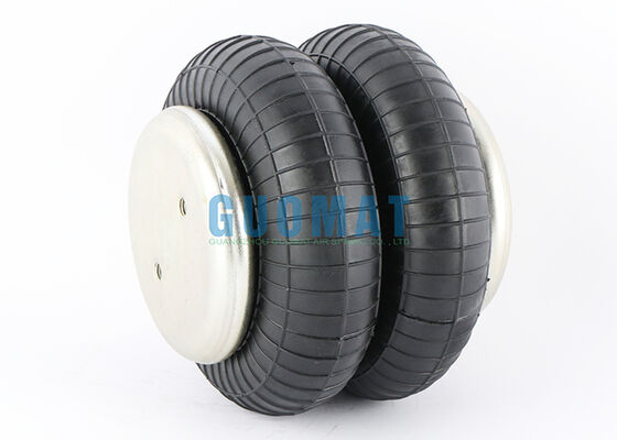 W01-358-7047 Firestone Rubber Bellows 3/4 NPT Double Convoluted Air Spring For Packaging Equipment