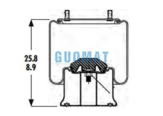 1R14-201 Goodyear Heavy Duty Truck Air Spring 566-28-3-020 Air Suspension System