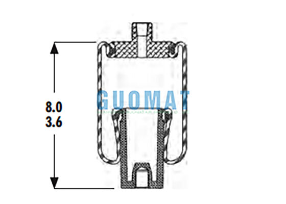 1S3-011 Goodyear Cab Air Spring W02-358-4001 Firestone Air Shock Absorber