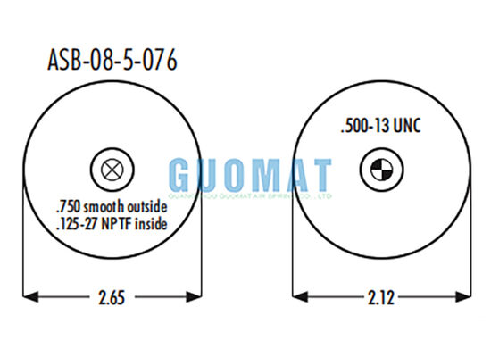 1S4-044 Goodyear Heavy Duty Suspension Air Spring ASC-08-7-194 Pneumatic Bellows For Truck Cab