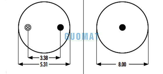 566-18-3-004 Rubber Bellows 1R9-003 Goodyear Truck Suspension Air Spring 