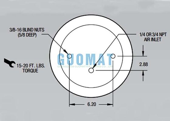 W01-358-9030 Firestone Air Ride Springs 1/4 NPT Air Fitting Truck Air Suspension Parts