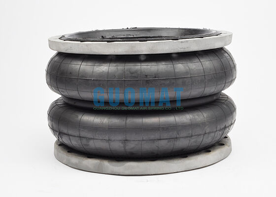 W01-358-7191 Firestone Flange Air Spring 28 Style Ribbed Neck Aluminum Bead Rings Rubber Air Bags