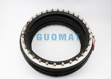 W01M586984 Industrial Air Spring Max Dia 715mm Big Size Rubber Bellows With Flange Ring