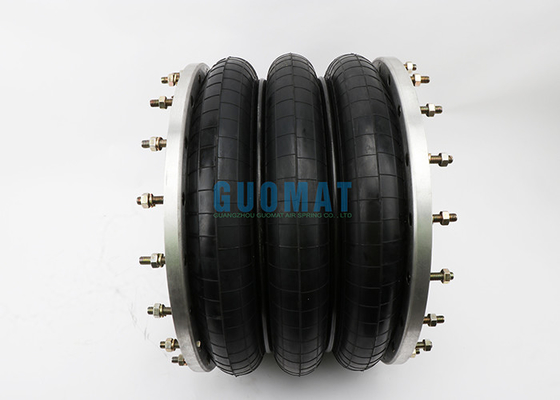 Large Industrial Air Spring GUOMAT 3H480312 At 0.7 Mpa Max Dia 510mm With Ring 20pcs Bolts