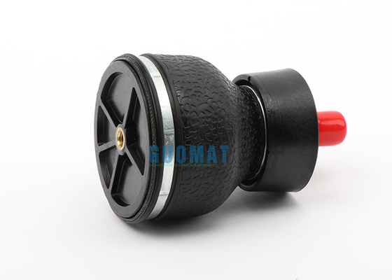 Reversible Sleeve Air Spring W02-M58-3000 Style 1M1A-0 With Blind Nuts , 1/8 BSP Plastic Stud