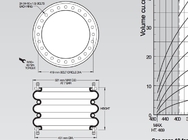 W01M586980 Flange Ring Bolt Circle DIA 419 Mm Triple Convoluted Firestone Air Bag Kit