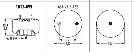 1R12-095 Goodyear Air Spring 566-24-3-067 For BLUEBIRD 12TA-1-2