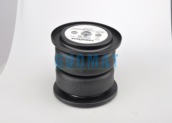 2B8-850 Goodyear Rubber Bellows Double Tables Industrial Air Spring Platforms Replace Firestone W01-M58-6353