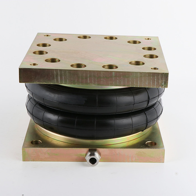 Aluminum Alloy And Rubber Industrial Air Spring 300170H-2 Double Convoluted Rubber Bellows