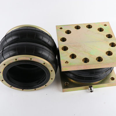 Aluminum Alloy And Rubber Industrial Air Spring 300170H-2 Double Convoluted Rubber Bellows