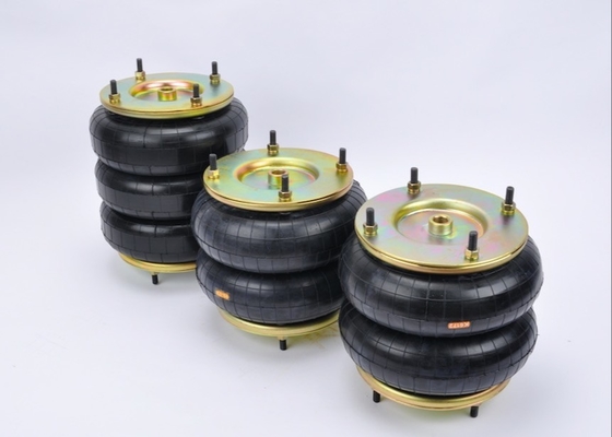 255322CY-3 Industrial Air Spring Triple Convolutions With Stamped Flange and Plate