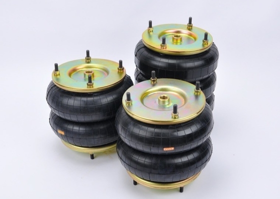 255322CY-3 Industrial Air Spring Triple Convolutions With Stamped Flange and Plate