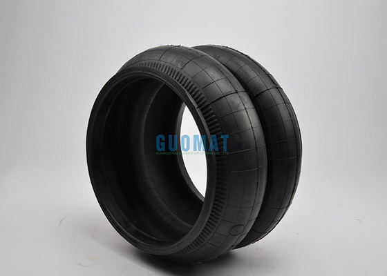 Gas Filled Industrial Air Spring Double Convoluted Rubber Style For Apparatus